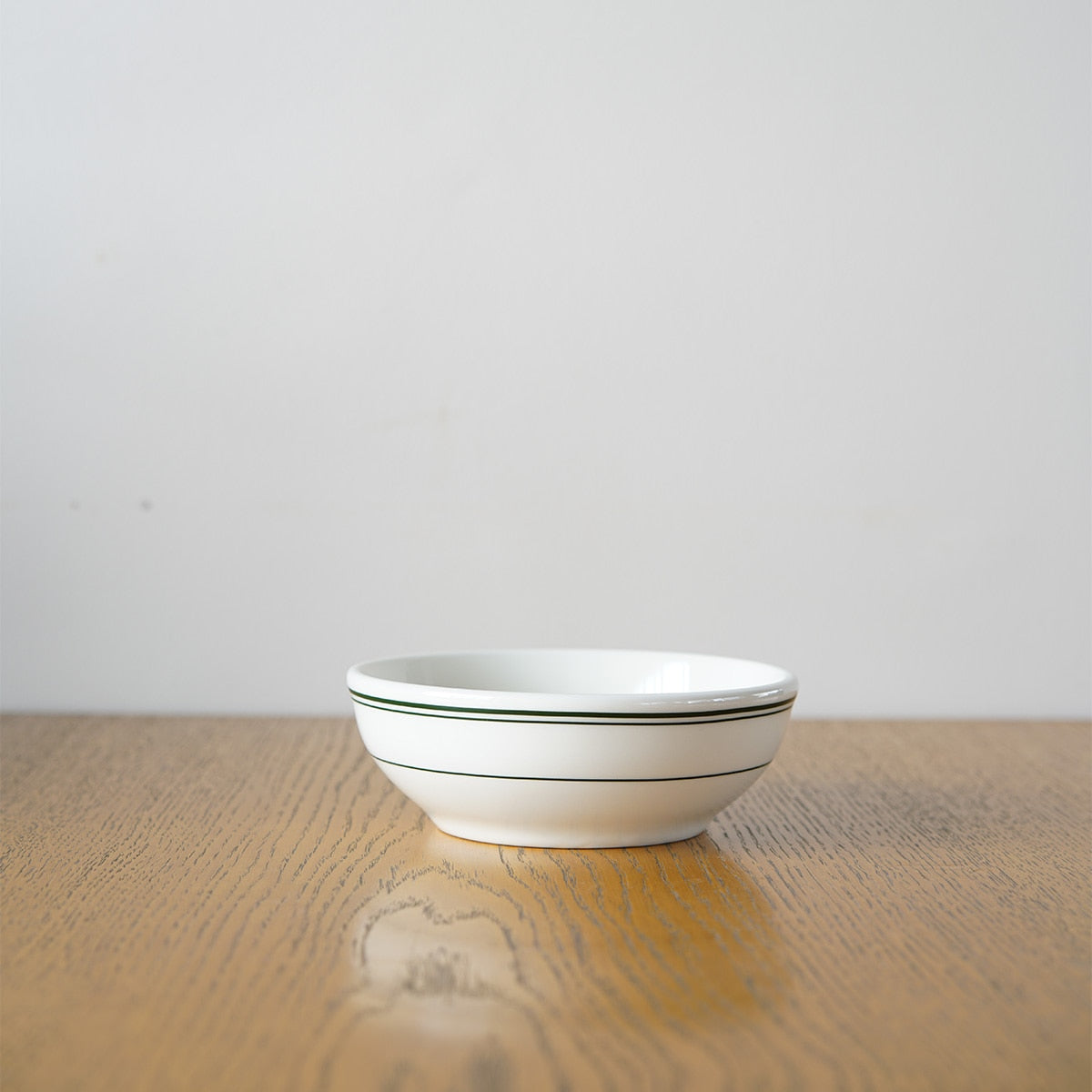 NAPPY BOWL 14.3cm Green Band 14oz