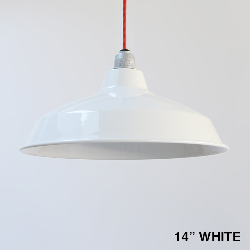 LAMP SHADE 14", White