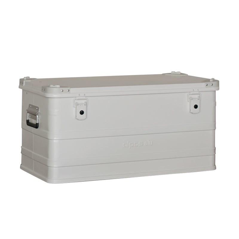 ALPOS ALUMINUM CONTAINER / with Stacking Corner, L(92L), #9003WH, 6.2kg