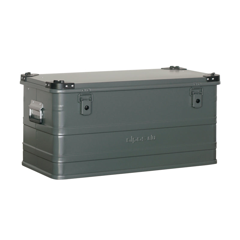 ALPOS ALUMINUM CONTAINER / with Stacking Corner, L(92L), #7043MG, 6.2kg
