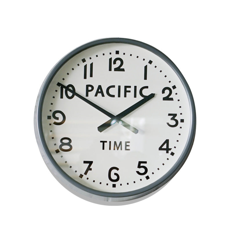 E.A.C. WALL CLOCK, Arabic(M), PACIFIC