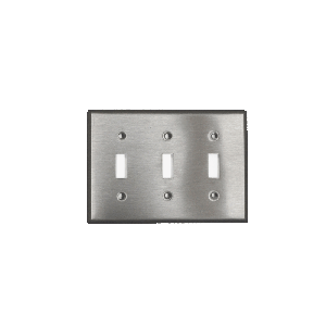 TOGGLE SWITCH PLATE 3口, Sus