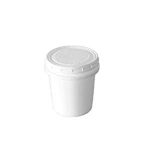 Vapor Lock Pail, White,16oz