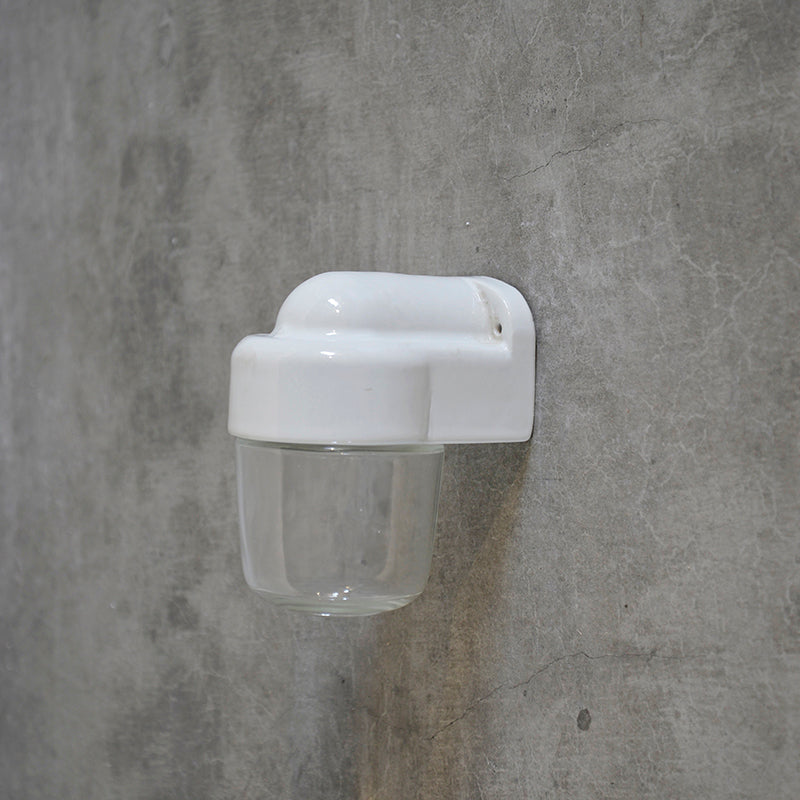 PORCELAIN WALL LAMP, clear