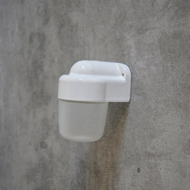 PORCELAIN WALL LAMP, frosted
