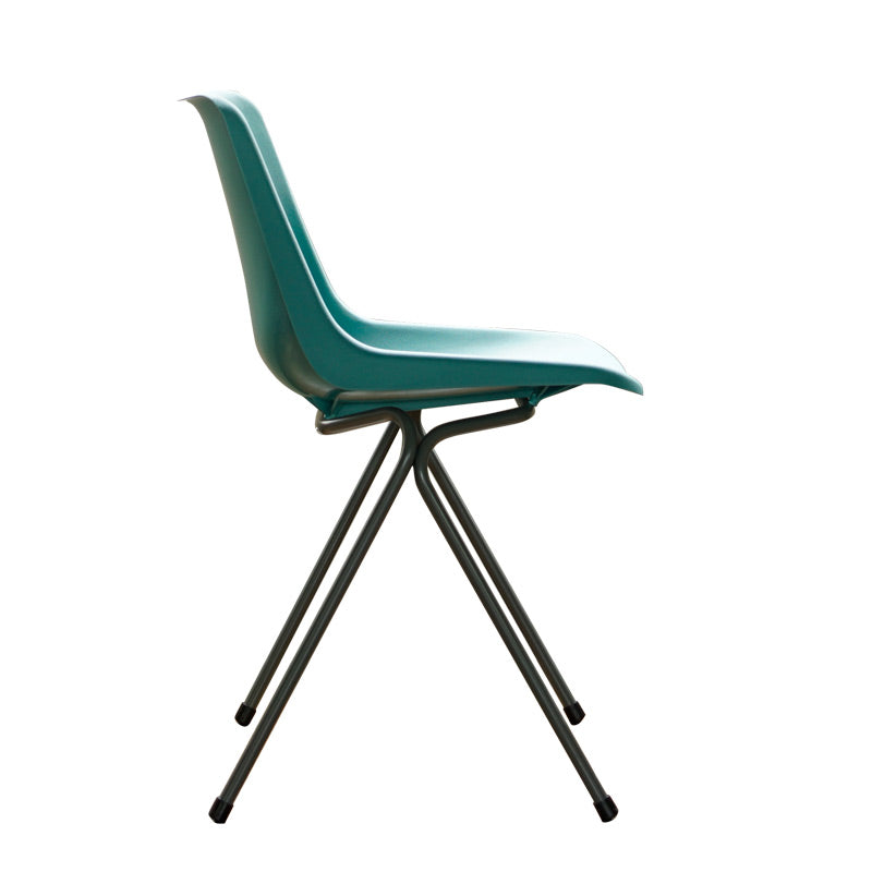 Hille, Robin Day, Polyside Chair Teal Shell, Dark Gray Frame