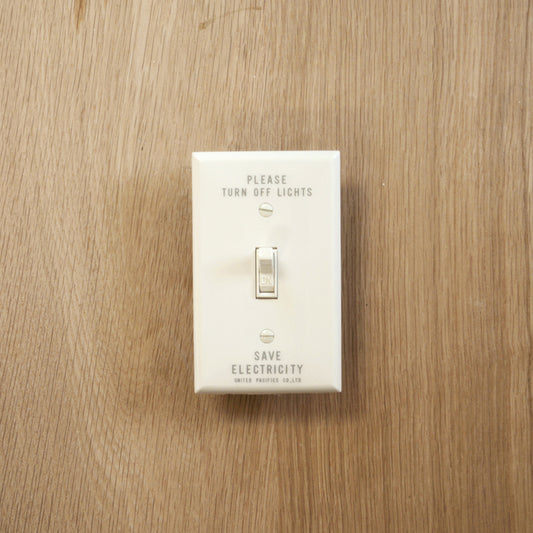 PRINTED TOGGLE SWITCH PLATE HARD 1口