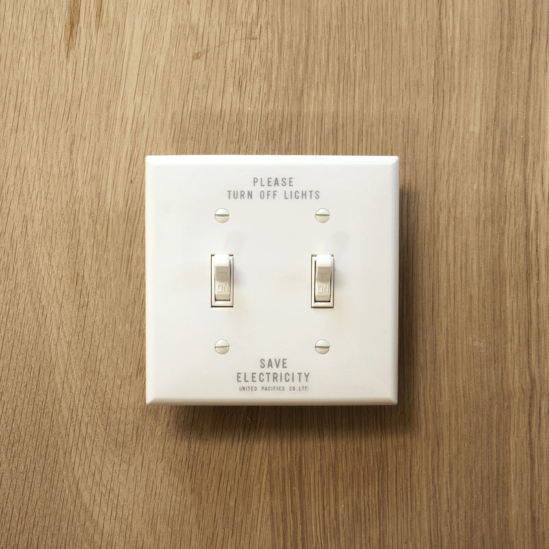 PRINTED TOGGLE SWITCH PLATE HARD 2口