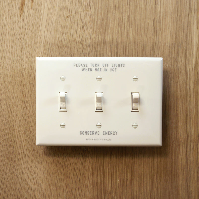 ●PRINTED TOGGLE SWITCH PLATE SOFT 3口