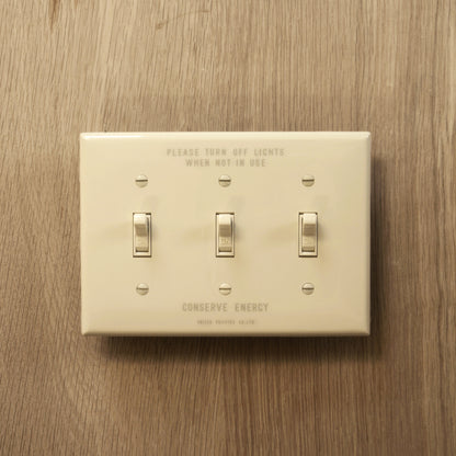 ●PRINTED TOGGLE SWITCH PLATE SOFT 3口
