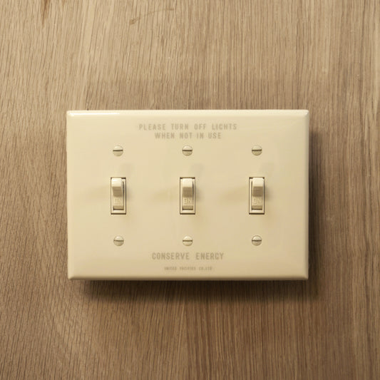●PRINTED TOGGLE SWITCH PLATE SOFT 3口