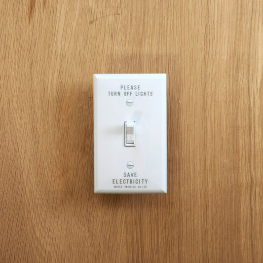 PRINTED TOGGLE SWITCH PLATE SOFT 1口