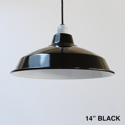 LAMP SHADE  14", Black
