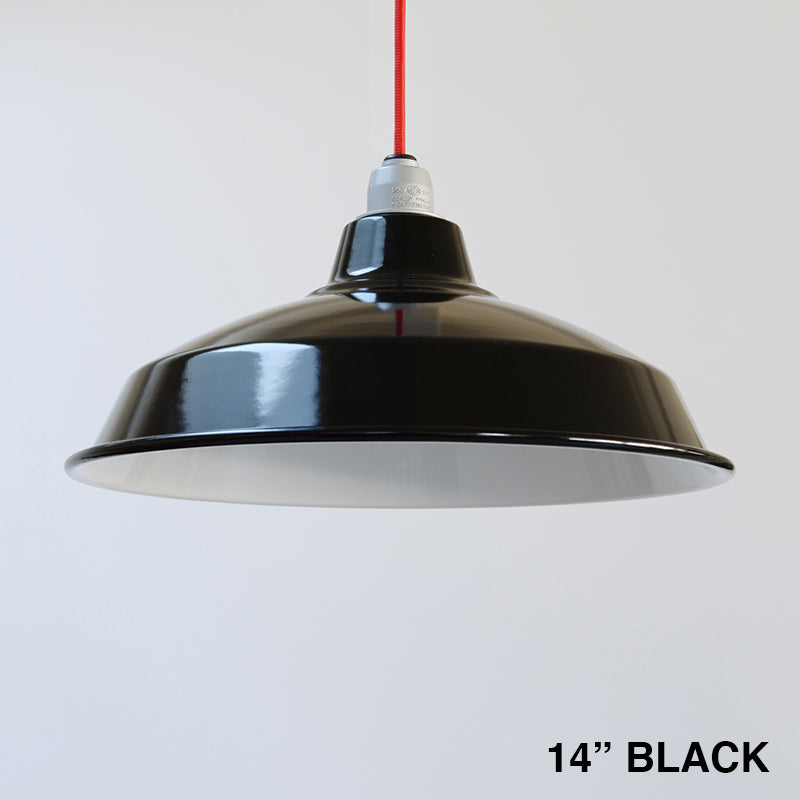 LAMP SHADE  14", Black