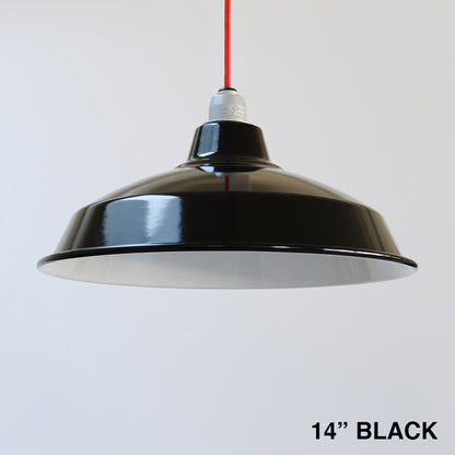 LAMP SHADE  14", Black