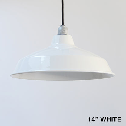 LAMP SHADE  14", White