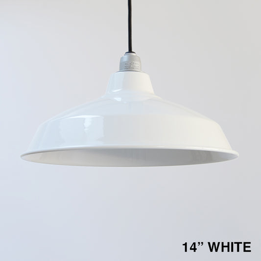 LAMP SHADE  14", White