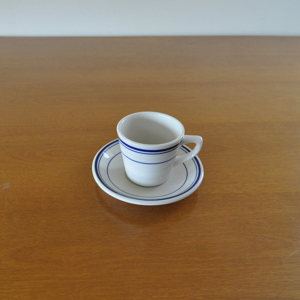American Diner Ware  6" Saucer Blue Band