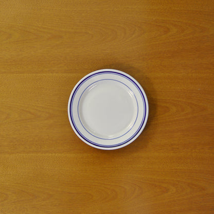 American Diner Ware 7 1/8" Plate Blue Ba