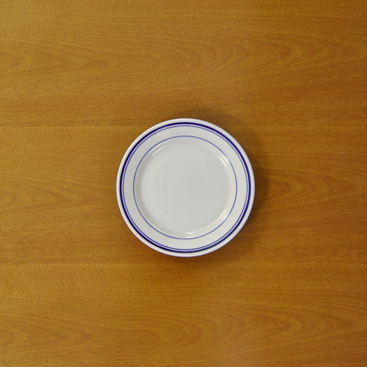 American Diner Ware 7 1/8" Plate Blue Ba