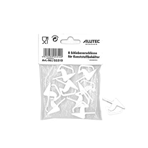 ALUTEC SLIDING CLOUSERS for LID, 8PC