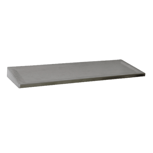 SHELF WITH RAISED EDGES