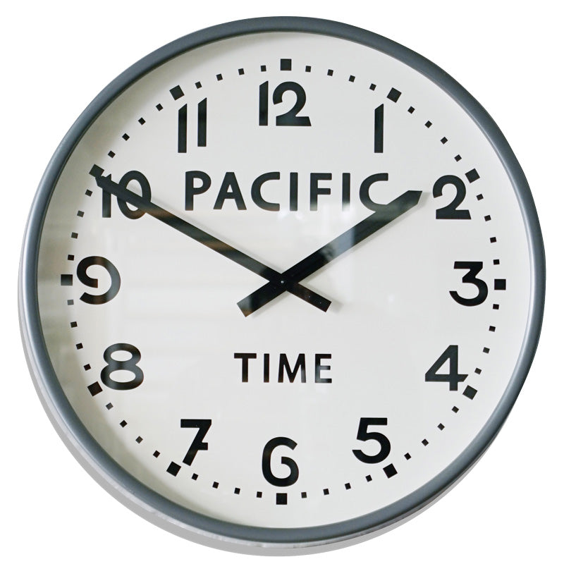 E.A.C. WALL CLOCK, Arabic(L), PACIFIC