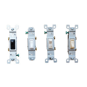 TOGGLE SWITCH SINGLE-POLE, WHITE