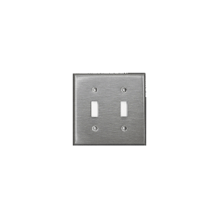 TOGGLE SWITCH PLATE 2口, Sus