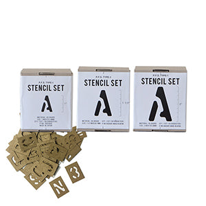 P.F.S. TYPE-1 STENCIL SET, 1inch