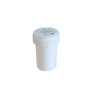 20 Dram Plastic Vials, White