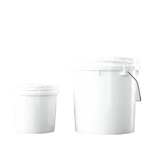 Vapor Lock Pail, White,1gal