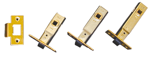 TUBULAR LATCH 57mm, Polished Brass