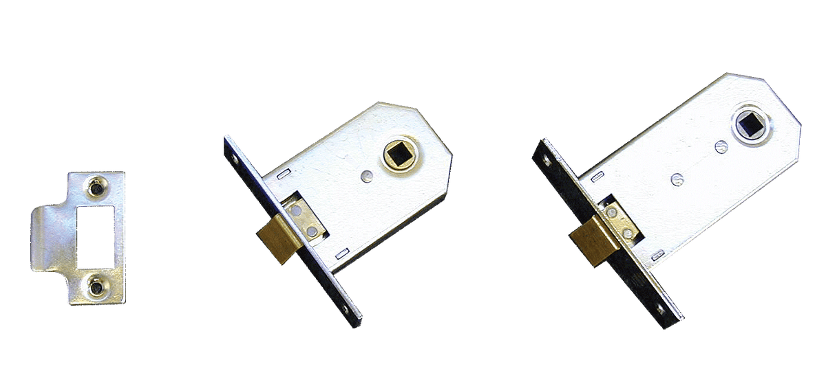 MORTICE LATCH 82mm, Satin Chrome Finish