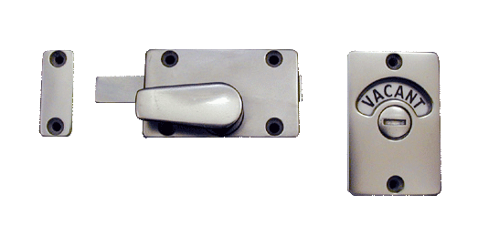 INDICATOR BOLT, Satin Chrome Finish