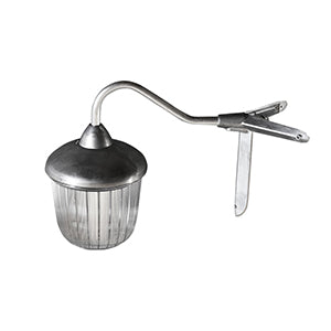 CAST ALUMINUM LARGE W.LAMP SWAN NECK CORNER