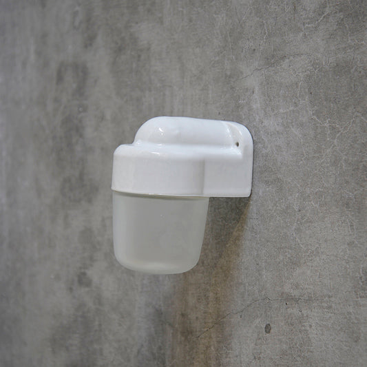 PORCELAIN WALL LAMP, frosted