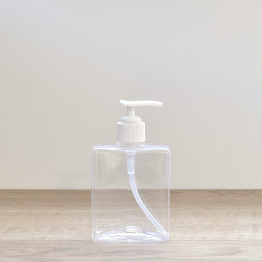 容器 クリアボトル＆White Lotion Pump